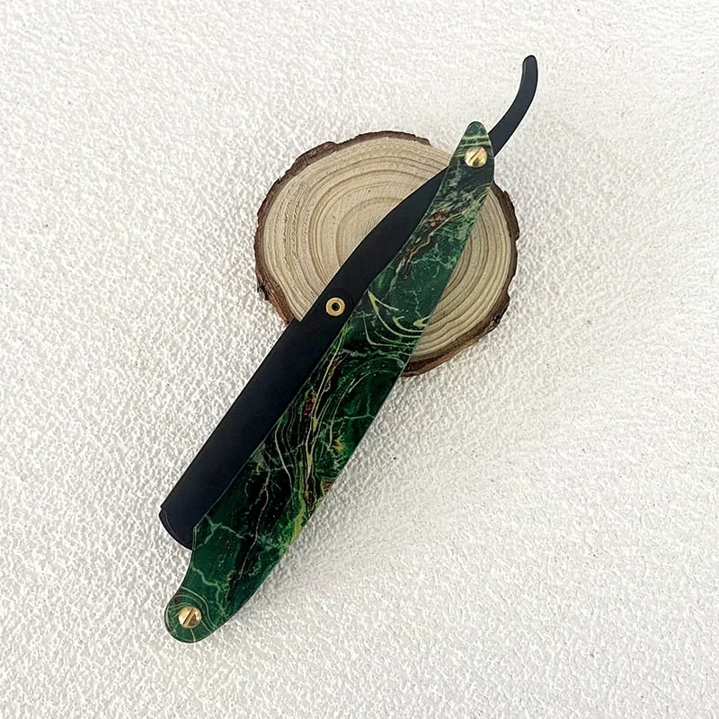 Stainless Steel Straight Razor Single Blade Safety Razor Disposable Blade Shaving Safety Razor