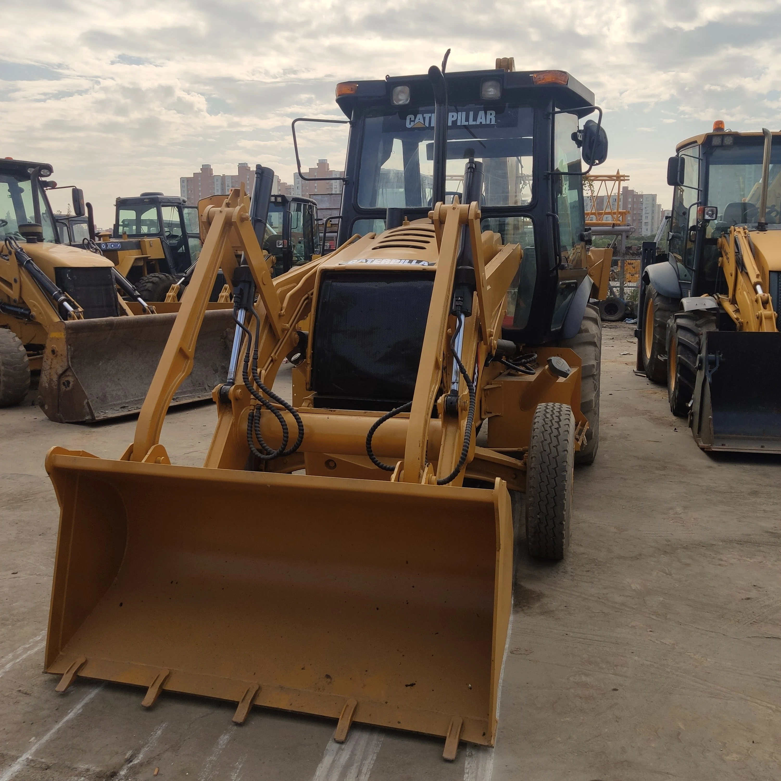 Japanese used backhoe loader 420f 420  cat420f cat420 cat 420 caterpillar machinery