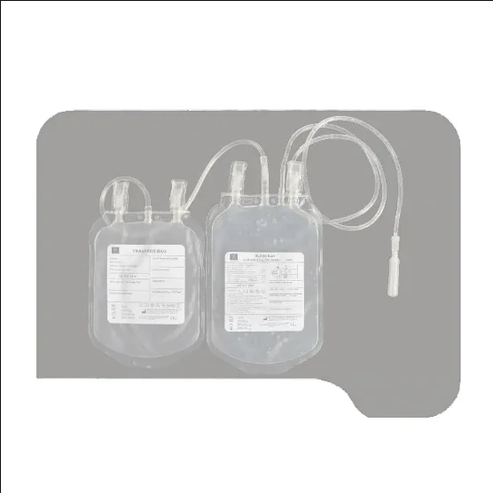 2023 Hot Sale Medical Consumables Disposable Sterile Blood Bag for Blood Collection Single Double Triple Quadruple