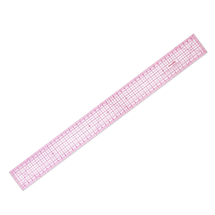 Kearing 50cm flexible plastic grading ruler sandwich-printed for sewing and pattern making 8007