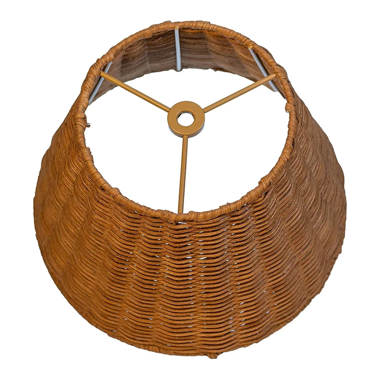 wholesale bulk table lamp ceiling hanging vintage rattan wicker woven lamp lighting lampshade