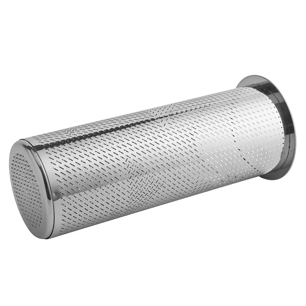 Professional Large Capacity Cylinder Tea Filter Strainer 304 Stainless Steel Tea Infuser