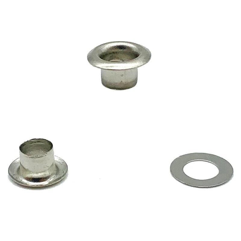 3.5*6.5*3.3mm metal brass eyelet for shoes garment accessories grommet wholesale mashroon eyelet plastic eyelet factory