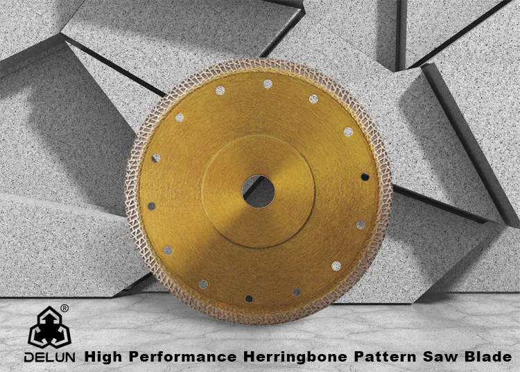 DELUN 7 Inch 180 mm High Performance Cutting Stone Diamond Band Saw Blade Factory Supplied China Hot Press Industrial