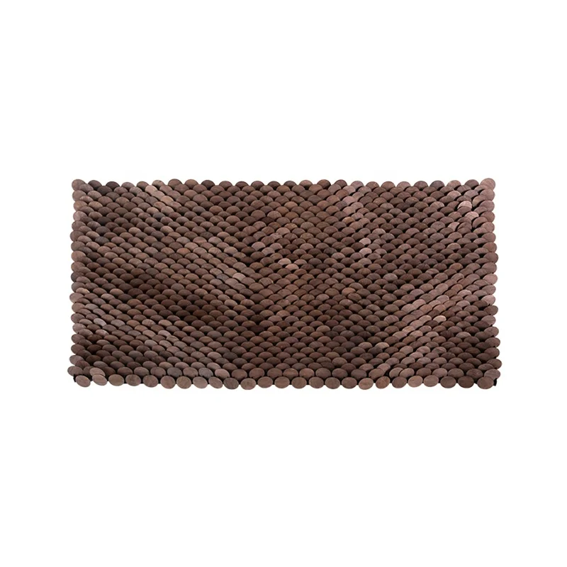 3D wood carving original wood color circular three-dimensional carving decorative painting wood wall decor art