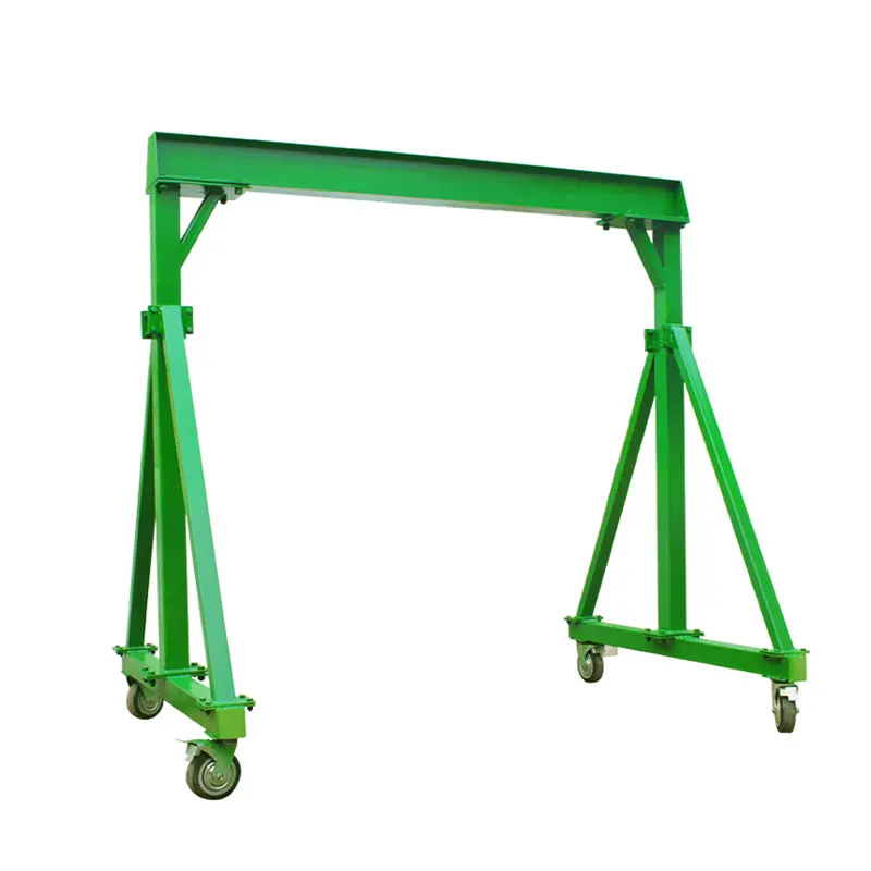 1 ton 2 ton 3 ton hand push portable gantry machine for indoor and outdoor use