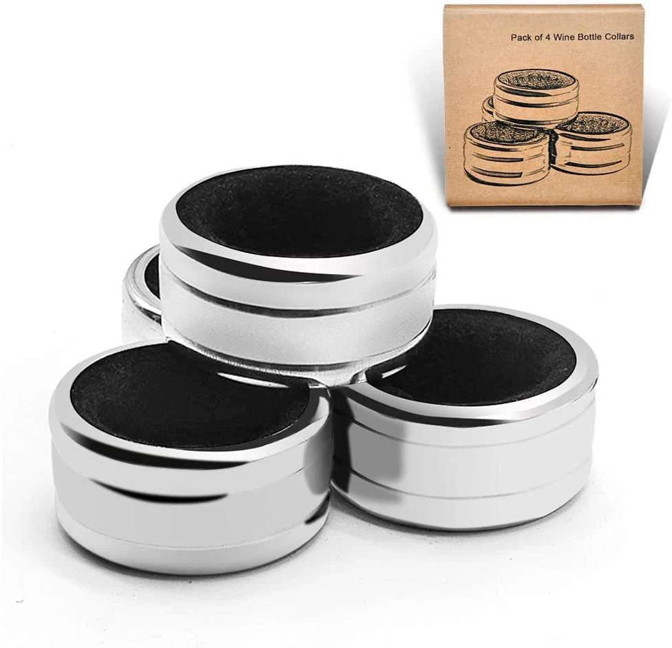 Wine Accessories Wine Drip Ring Stainless Steel Wine Bottle Collars
