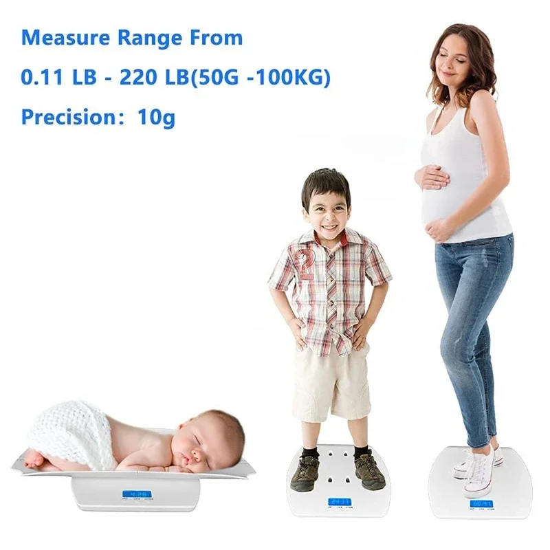 10g-100kg Newborn Baby Weighing Scale Digital High Precision Multi-Function Infant Electronic Body Weight Scale