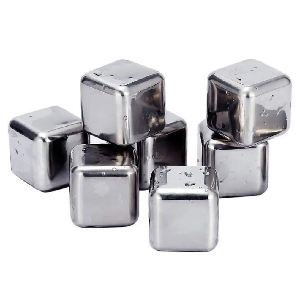 Многоразовые кубики льда охлаждающие камни для виски металлические из нержавеющей стали Европы 1 шт. аксессуары бара