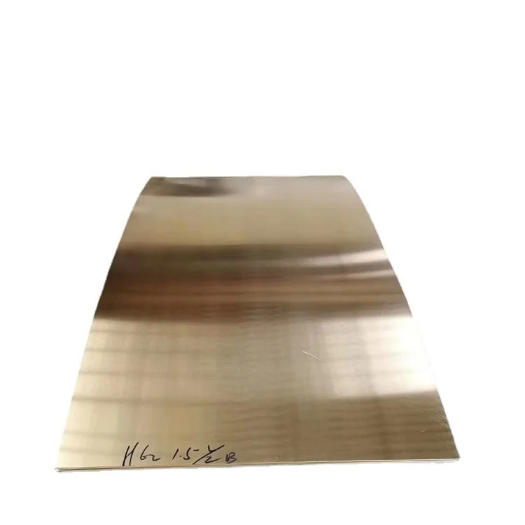 Wholesale Manufacturers Supply  Brass Copper Sheet Thickness 0.3-60mm Brass Sheet Plate