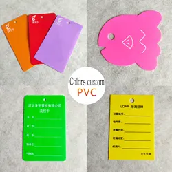 New design recycled Private Printing Paper kraft Small Size ring jewelry security label tags cards packaging price tag with logo