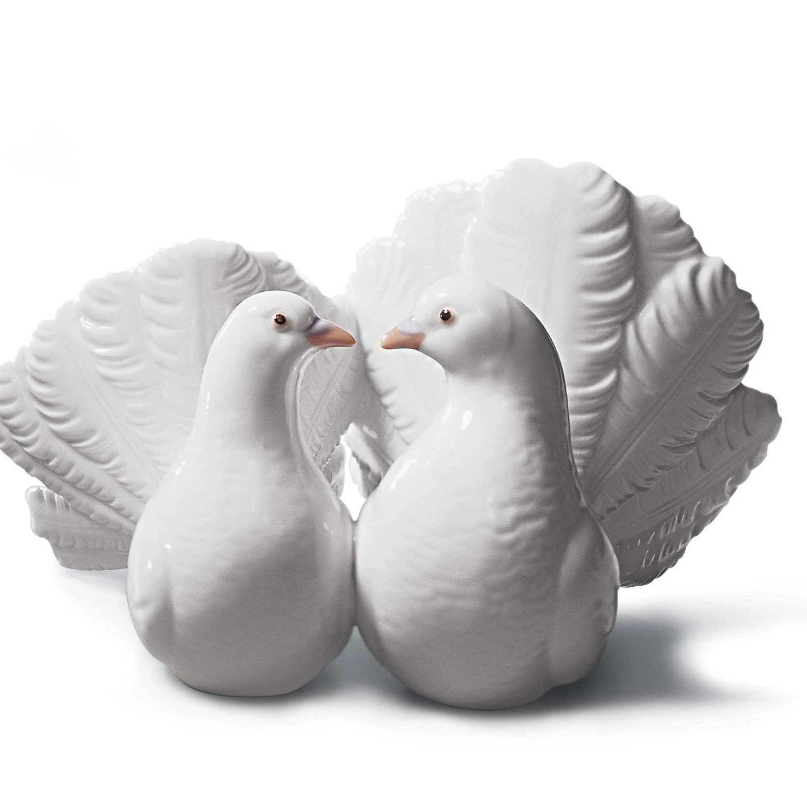 Pigeon couple statue porcelain pigeon doll for wedding favors gifts guest
