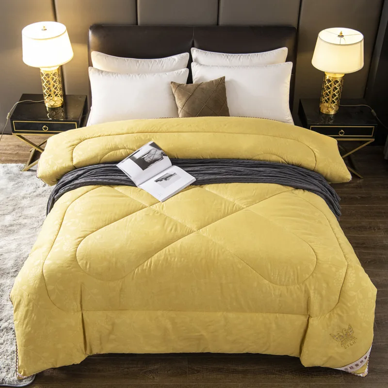 silk comforter summer winter quilt queen twin size chinese silk bedding duvet insert comforter weighted blanket duvet