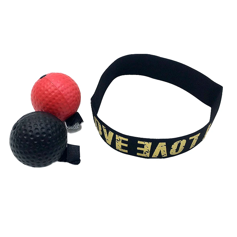 Fitness headwear reflex PU rubber speed boxing ball boxing fight ball boxing reflex ball with headband