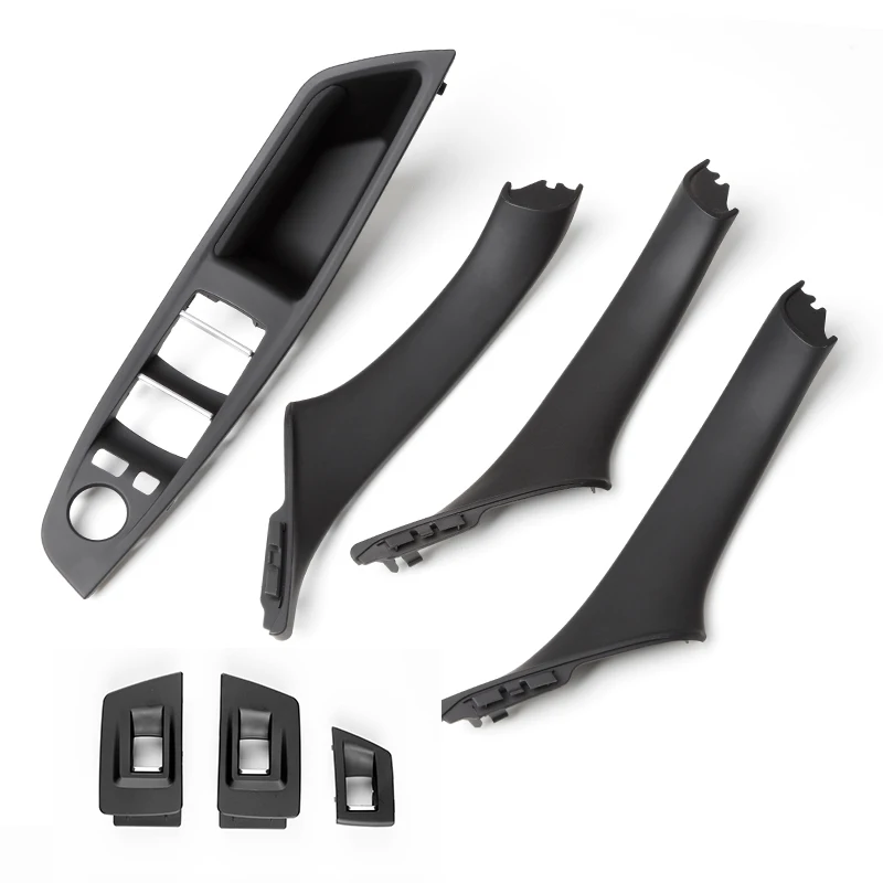 Suitable for BMW 2011-2017 5 Series F10 F11 F18 door handle (beige) window switch inner door handle