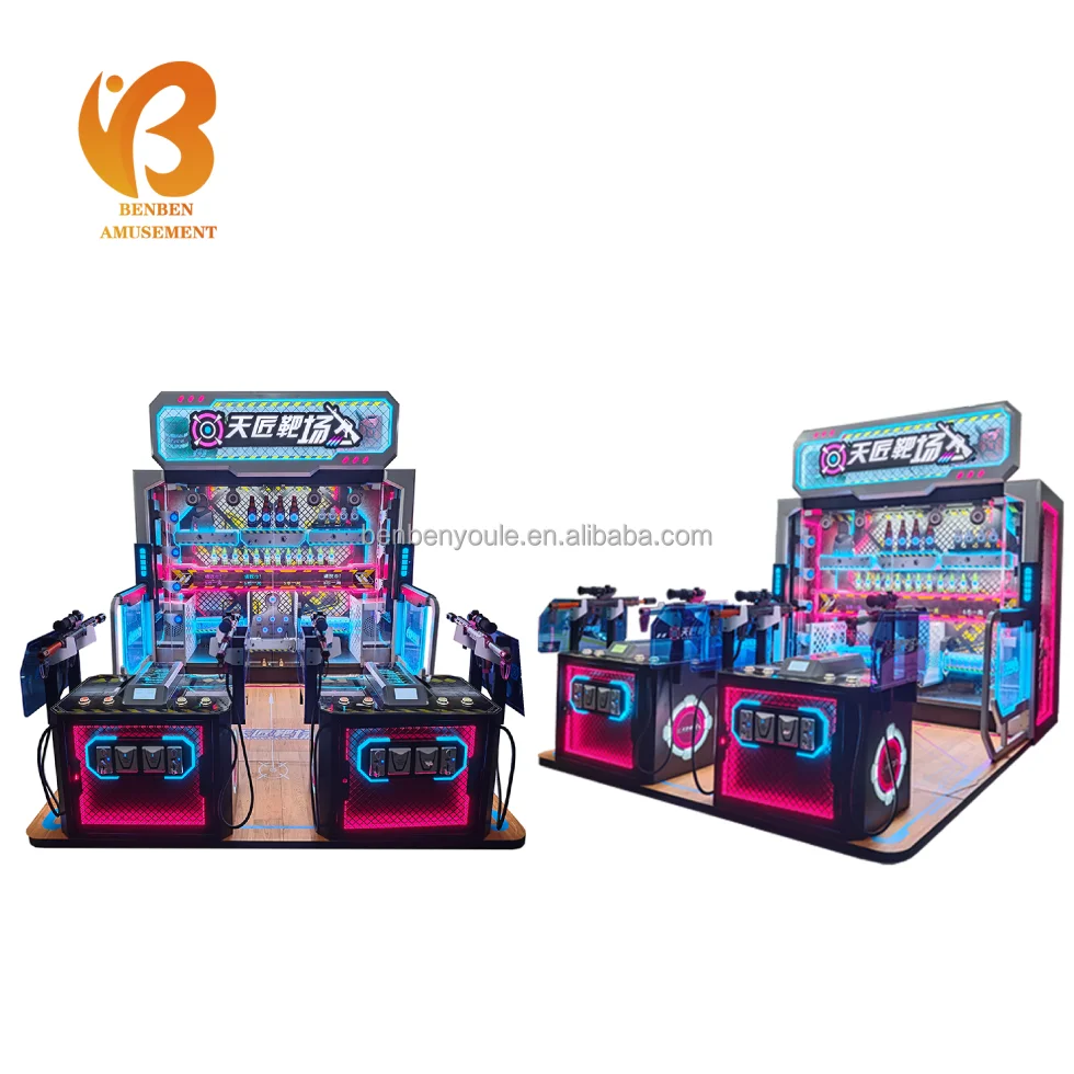 Hot Selling Commercial Arcade Mech Gun Shooting Newest Indoor Redemption Interactive Game Machine Coin Operated Games