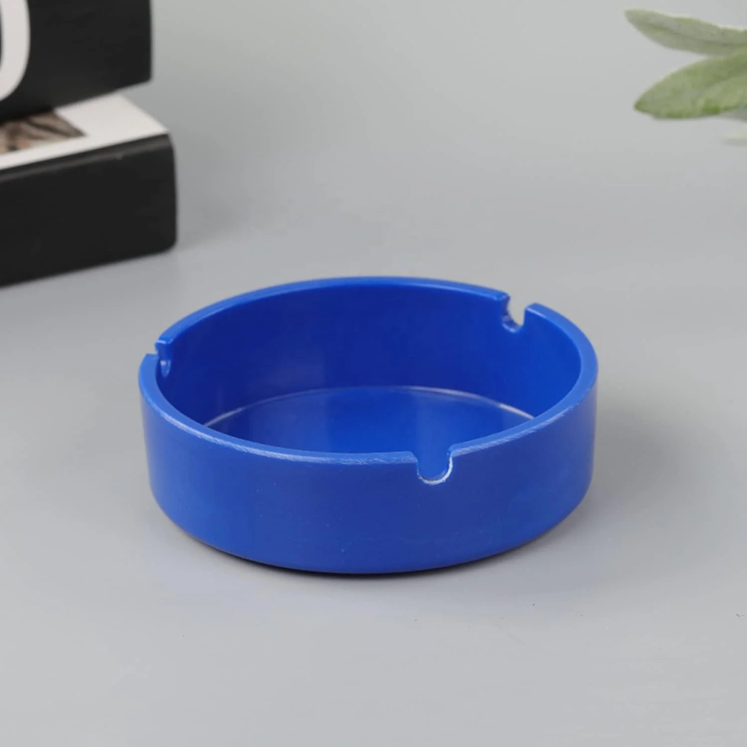 Custom Printed Portable round Melamine Plastic Ashtray Perfect Promotion Gift with Customized Print Customized Ashtrays