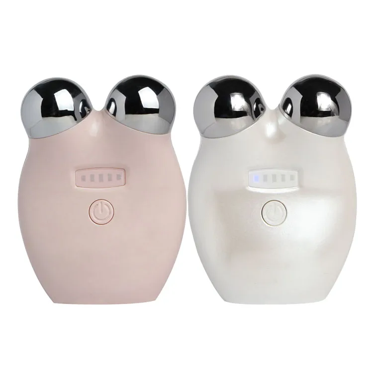 Beauty Device Anti-aging EMS V Face Lifting Roller Ems 3D Roller Microcurrent Facial Toning Device
