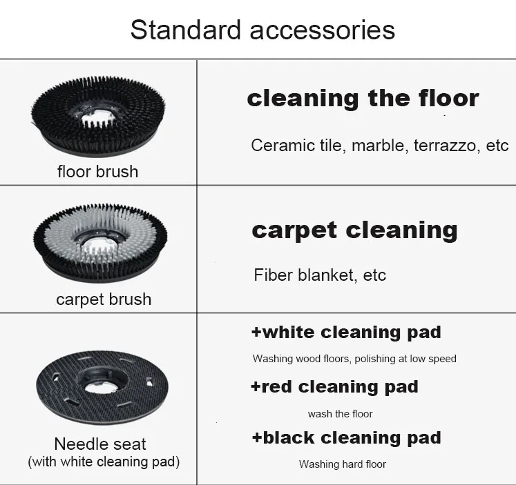 A-005 Multifunction CE/ISO approved marble floor polishing machine floor washing machine 17in factory price