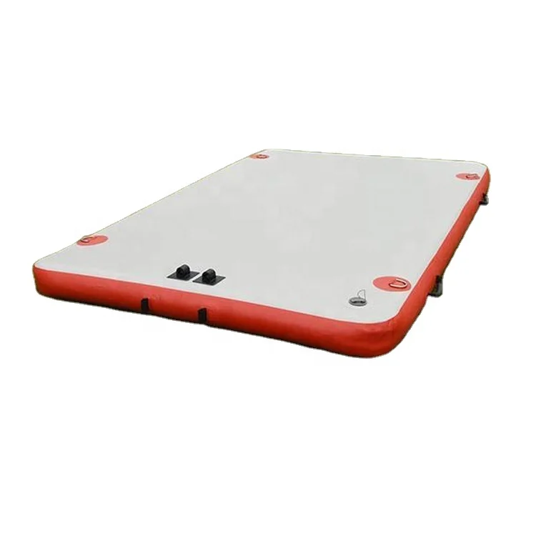 Inflatable swimming water cushion floating dock  fishing and sunbathing platform