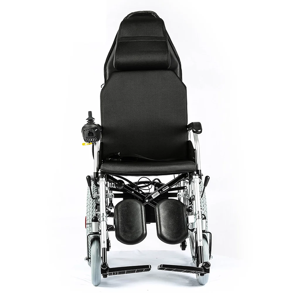 China Manufacturer Durable Flip-up Arm Rests Power Electric Wheelchair Lightweight