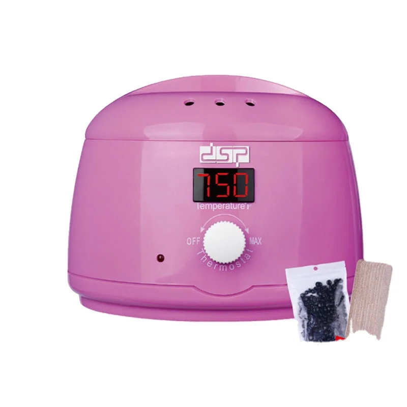 DSP Waxing Kit Salon Professional Heater Portable  Warmer Hair Removal Machine LED Display with Wax Beans for Body Legs