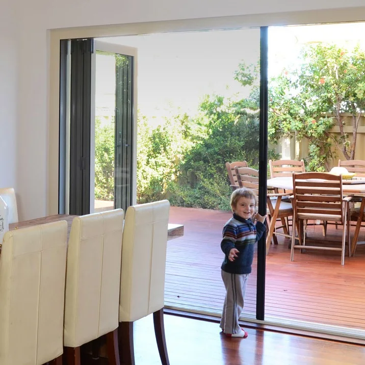 Галерея Не оставляющий следов выдвижной москитная сетка от насекомых для дверного