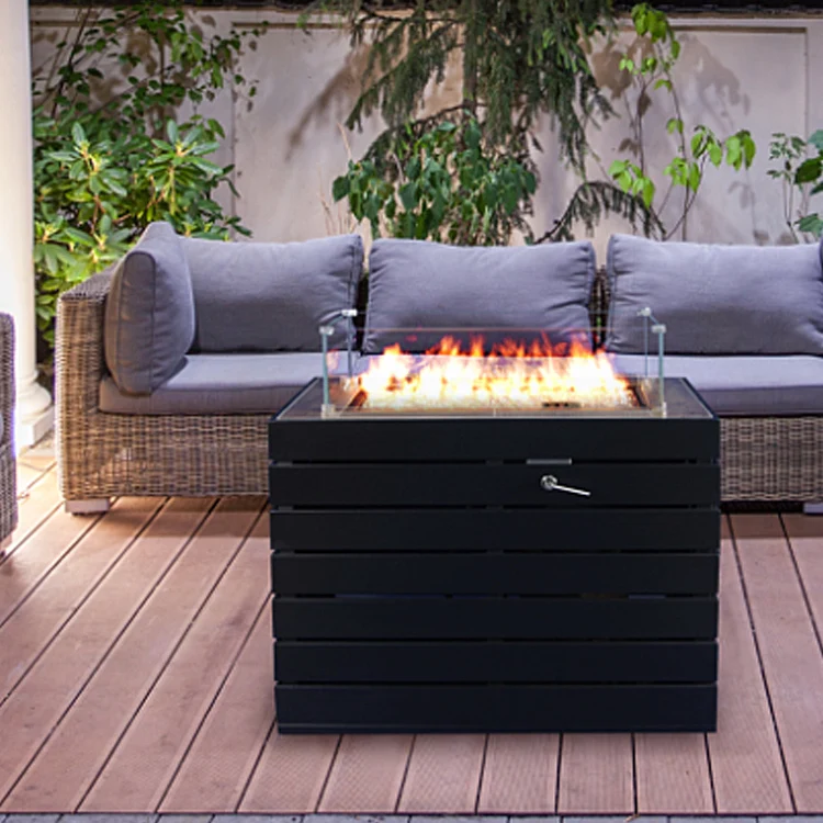 Наружные горелки для костра отдельно стоящий газовый камин с прямым вентиляционным отверстием противопожарный стол на природном газе