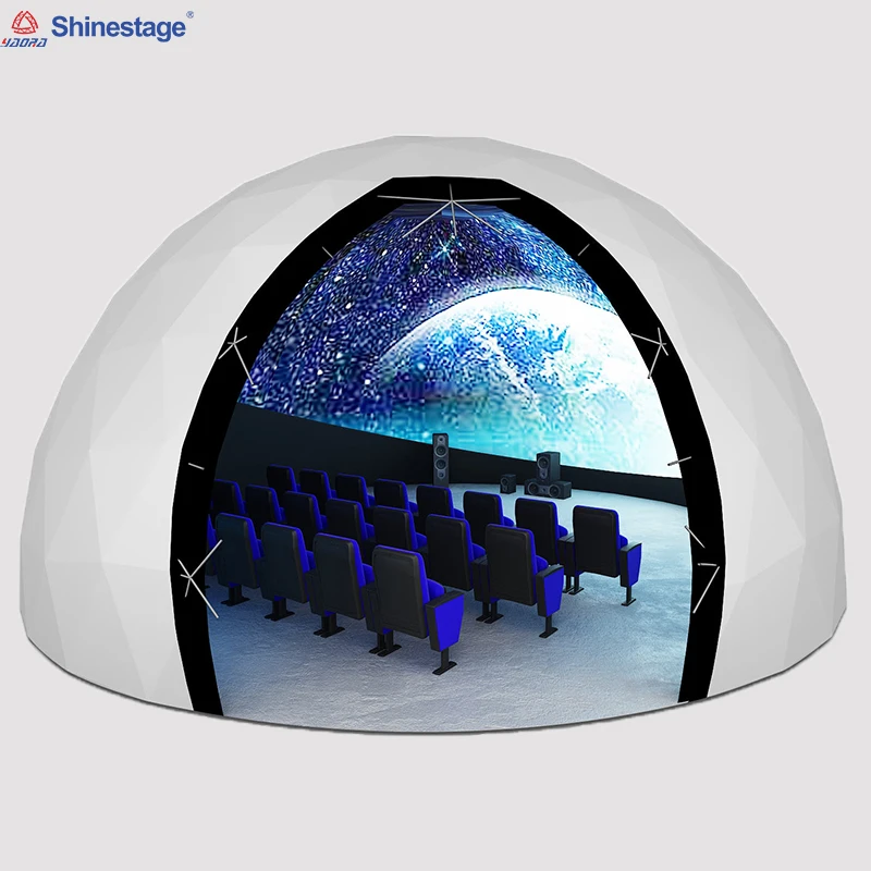 Роскошный отель водонепроницаемый геодезический купол комплект глэмпинг 6 м купольные палатки дом геодезический планетарий купол