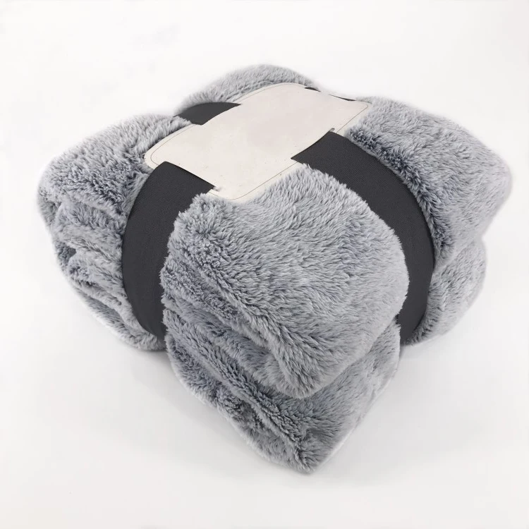 Super soft 100% polyester Plush fuzzy sofa bedding flannel fleece fur throw blanket