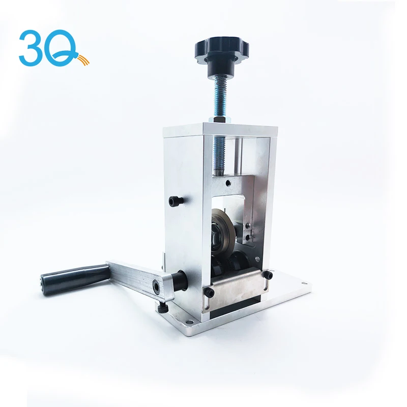 3Q Wire Stripping Machine Hand Crank Automatic Drill Operated Aluminum Alloy Cable Wire Stripper Machine for Recycling Scrap Cop