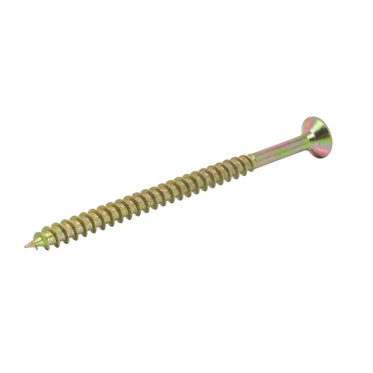 
yellow zinc plated csk screw chipboard screws with cheap prices 