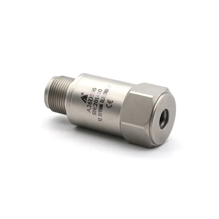 New arrival 304 Stainless Steel Encapsulation industrial piezo electric vibration acceleration sensors