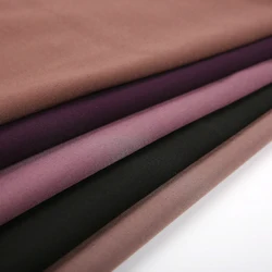 Accept customized textiles suiting tr polyester rayon spandex fabric black
