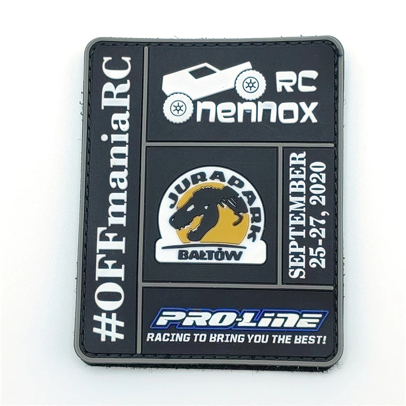 Clothing Labels Accessories Maker Custom Embossed 3D Brand Name Logo Soft PVC Rubber Patches for Hats