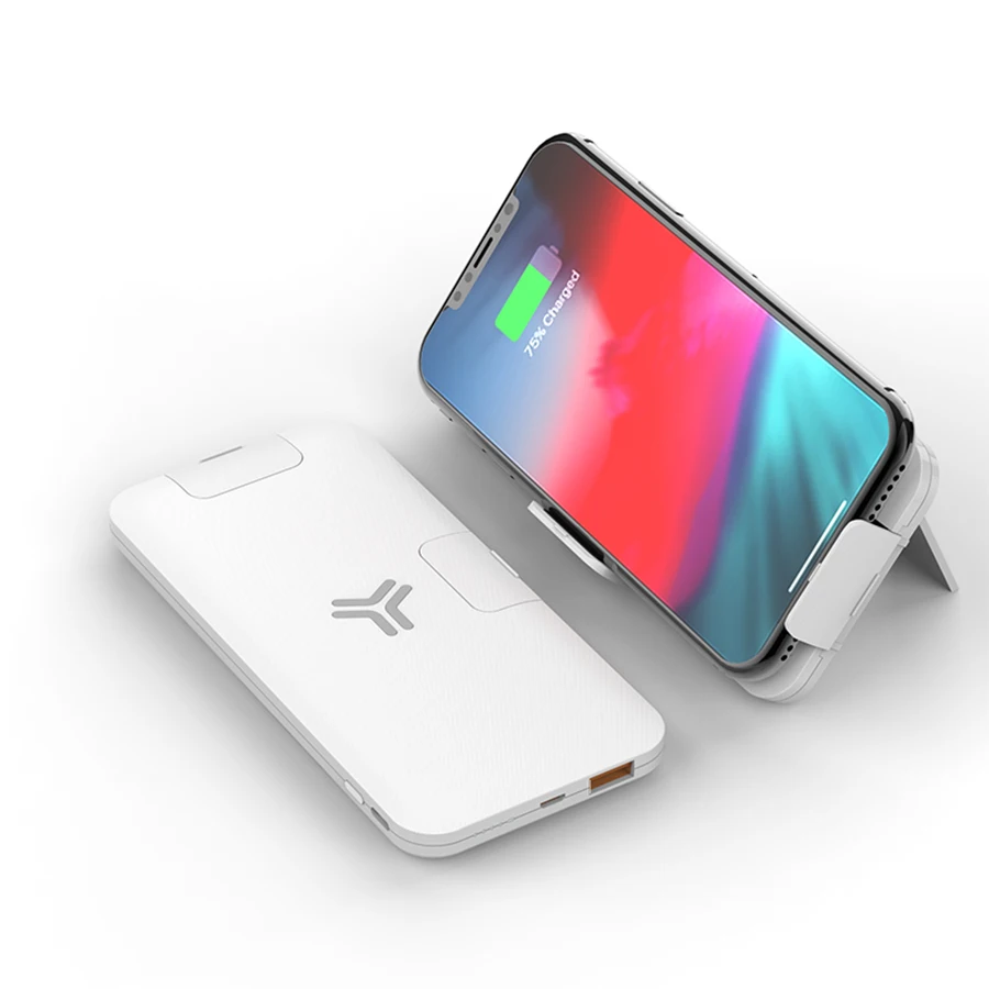 
qi wireless power bank portable QC3.0 USB PD 10000mAh real capacity 