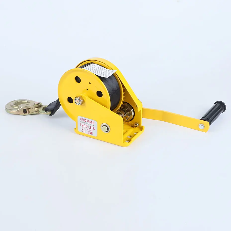 SHAWSON with wire rope pulling manual boat winch