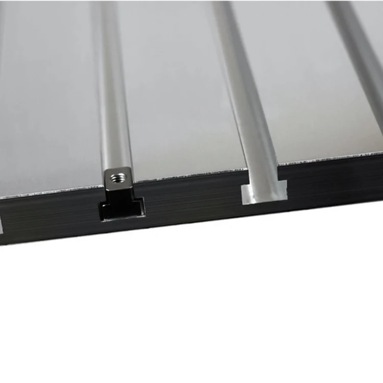 precision cast iron testing surface plate with  t-slot stand