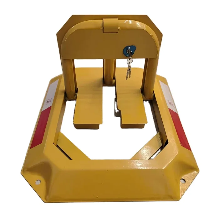 Качественная прочная стальная краска ручной замок для парковки с ключами