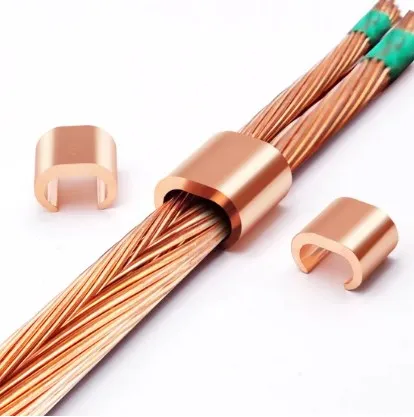 Медный зажим с заземлением