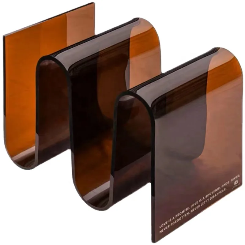 Nordic special-shaped light luxury acrylic table bedside table acrylic side table modern for sofa