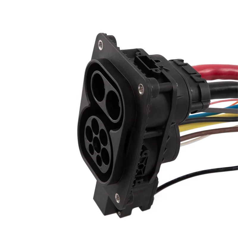 High quality DC CCS2 EV Socket 250A DC EV Charger Socket for Fast Charging