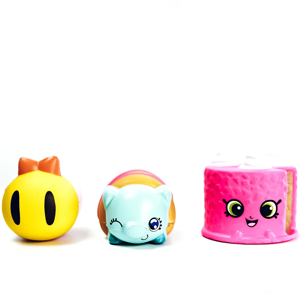 Animation Cartoon Children Soft Stress Squishy Harmless PU Foam Toy
