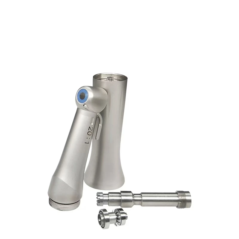 Dental Implant Contra Angle 20:1 Handpiece Turbine Foshan Dental Manufacturer Reduction Contra Angle Without Light