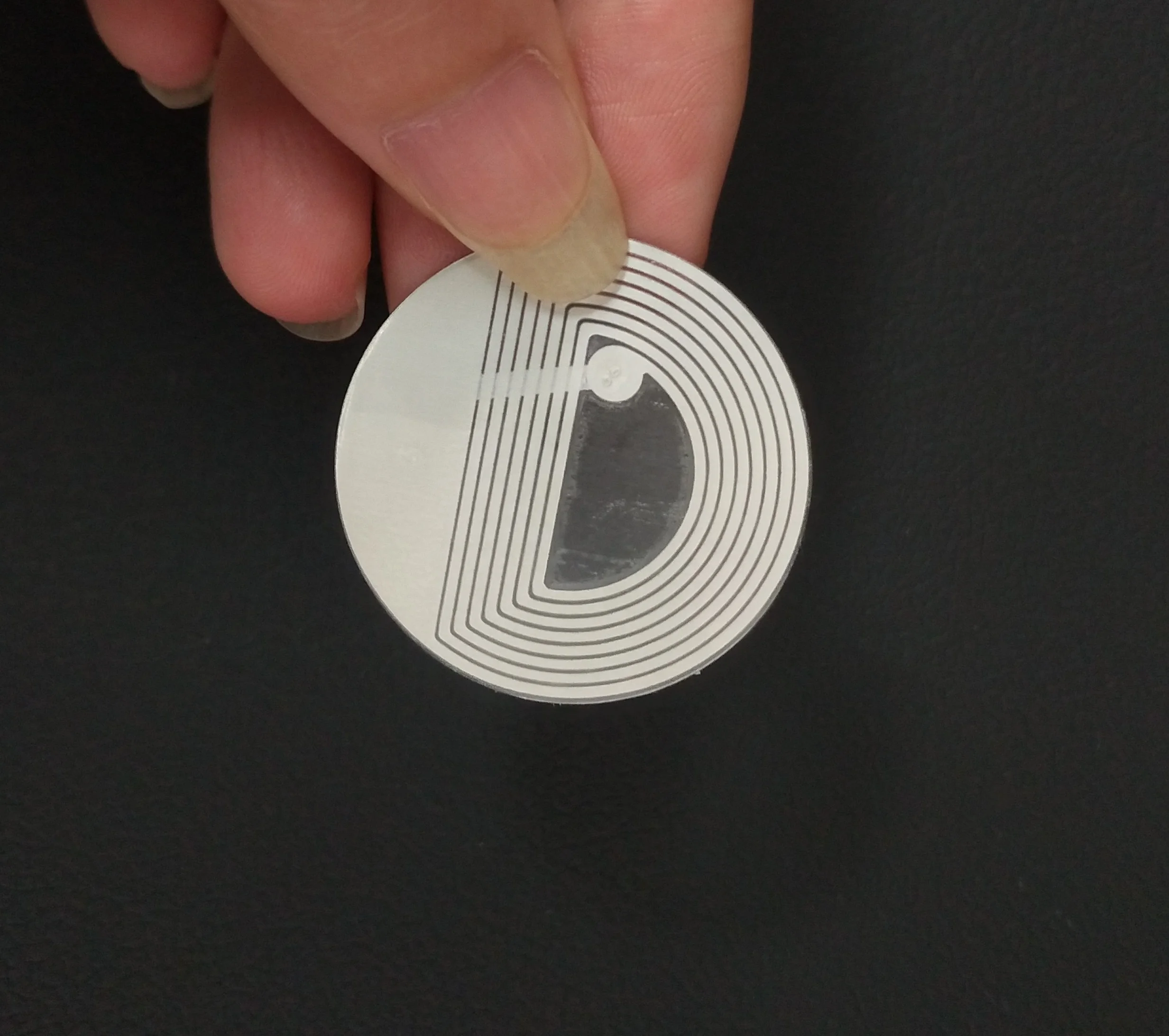 EAS Alarm system security Transparent round RF 8.2MHZ sticker label