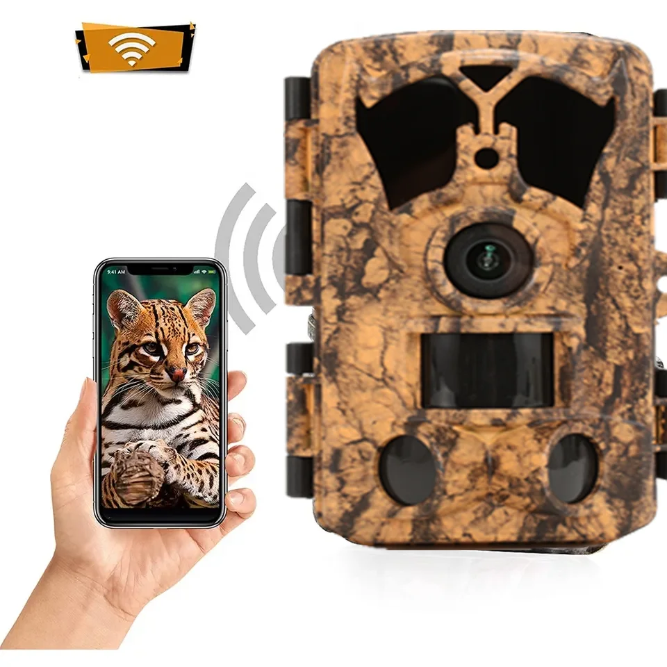 BSTCAM 4K 48M Bluetooth&WiFi APP control IR range 20m/85ft  Control Remote Outdoor Wildlife  Motion Detection Trail Camera