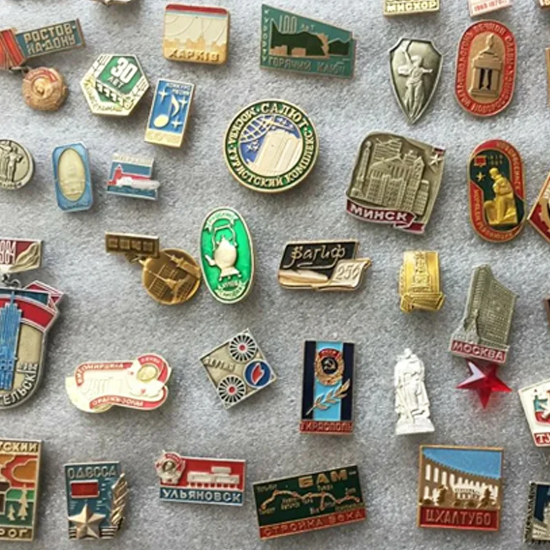 Good Price Hard Soft Custom Material Square Rectangle Circle Custom Chinese Panda Pin Badges