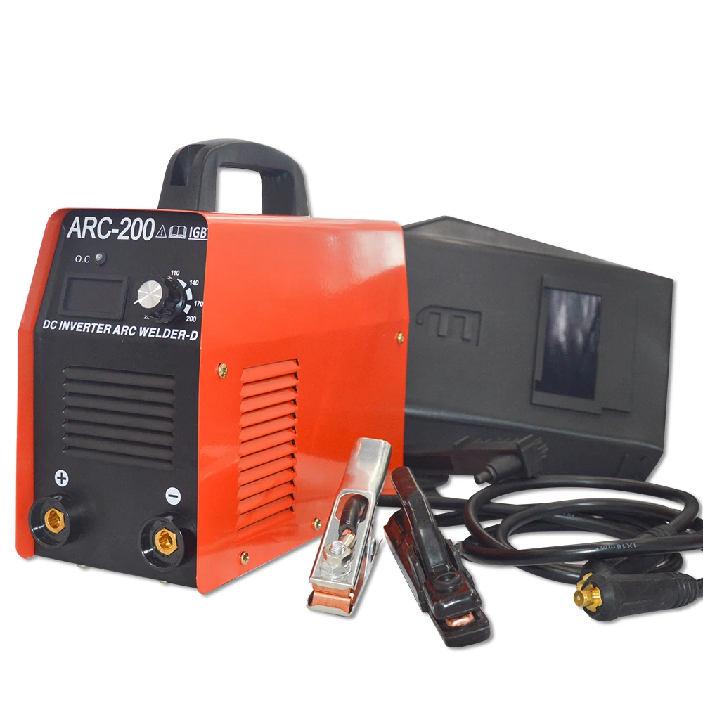 Lightweight Efficient DC Inverter ARC Welder 220V IGBT MMA Welding Machine 200 Amp for Home Beginner