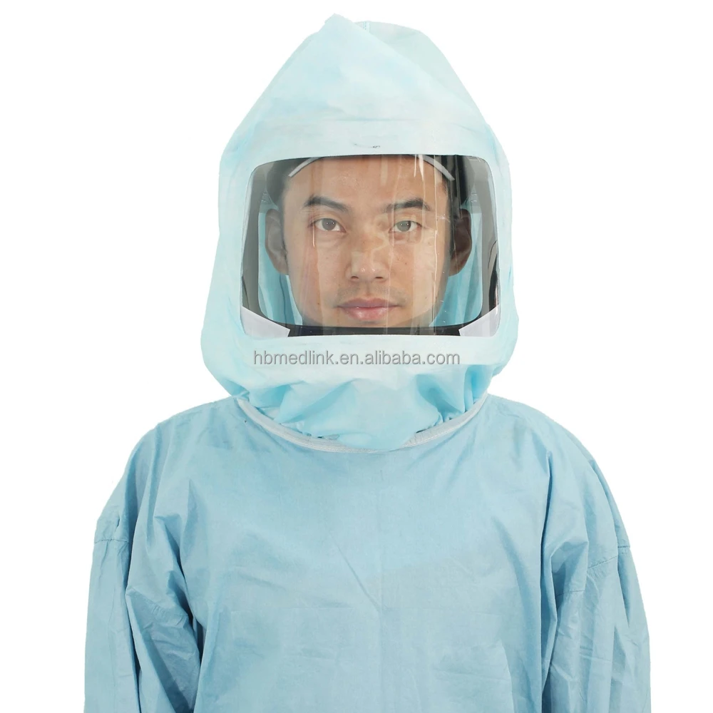 Non woven Surgical Hood Disposable T5 Flyte Hood Anti fog Medical Shield For Surgeon Operation Room