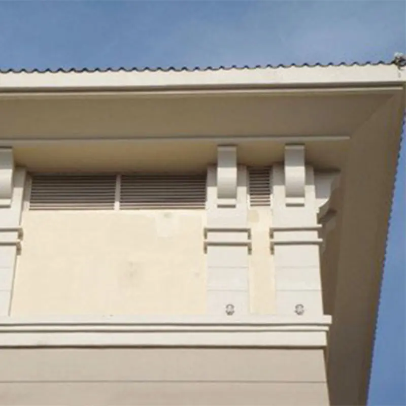 Easy to install exterior wall decoration EPS column foam cornice molding